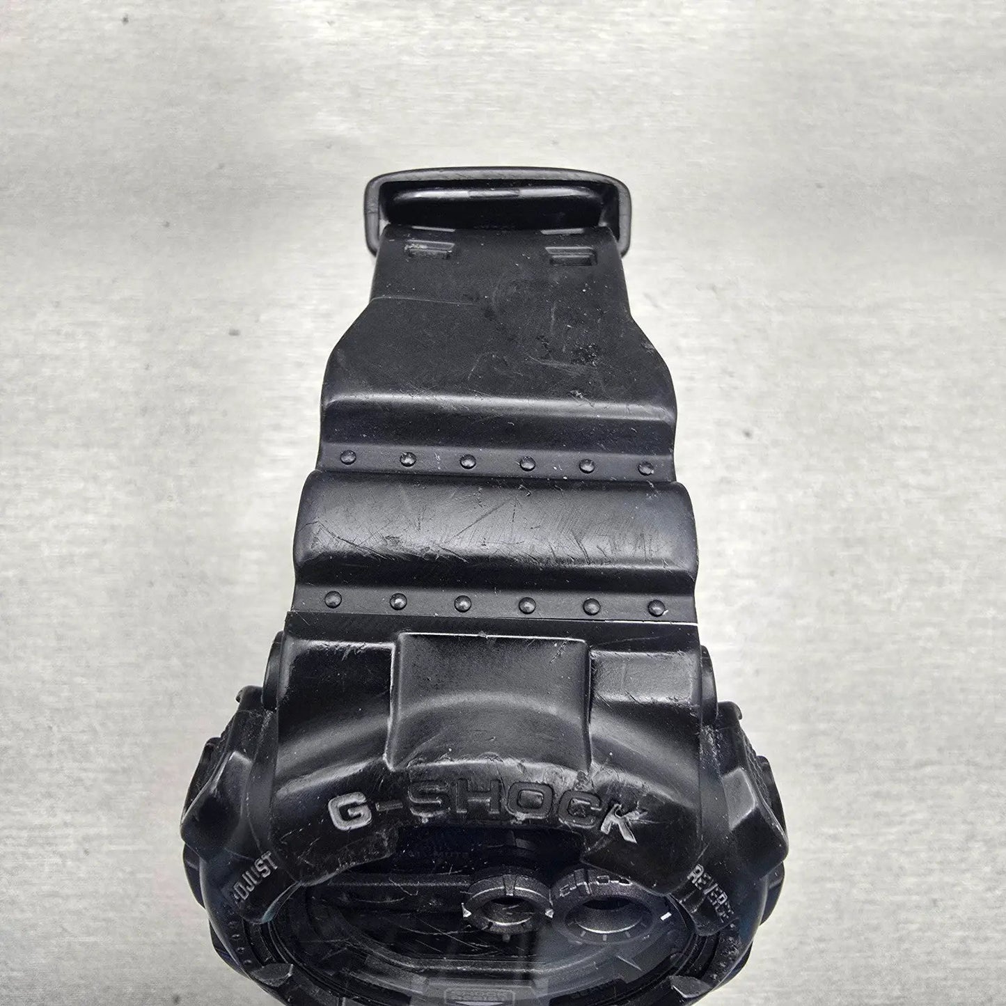 Casio G-Shock GD-100 Watch Men 51mm Black Dial Black Alarm Chrono New Battery4