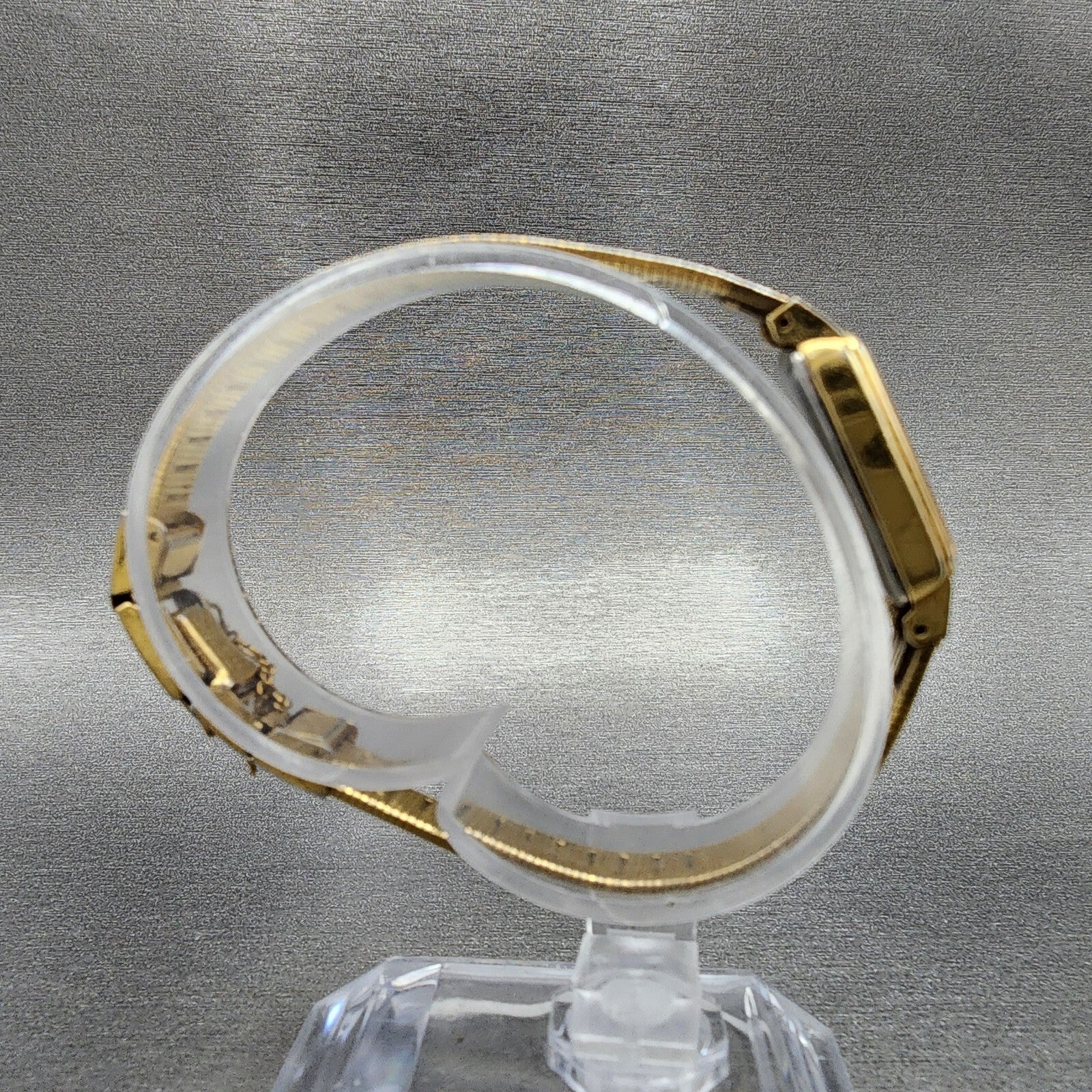 Seiko Watch Women 13mm Cream Dial Gold Tone Rectangle 13205549 New Battery8