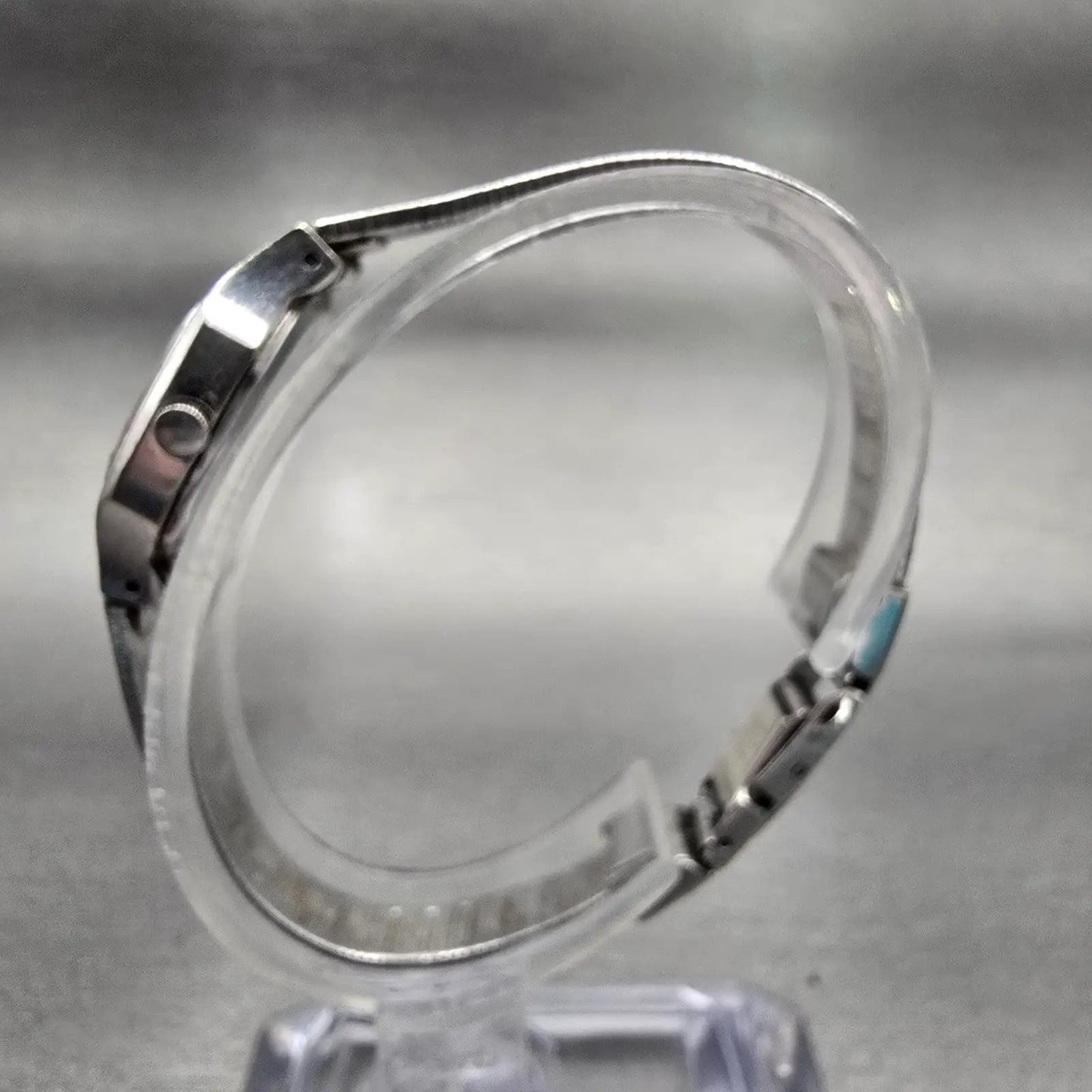 Seiko Watch Women 18mm Silver Dial Silver Tone Rectangle 2320-5269 New Battery6