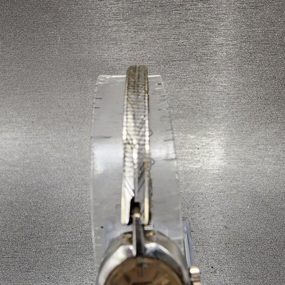 Seiko Queen Seiko Watch Women 15mm Silver dial Silver Tone Manual 10207040 Runs4