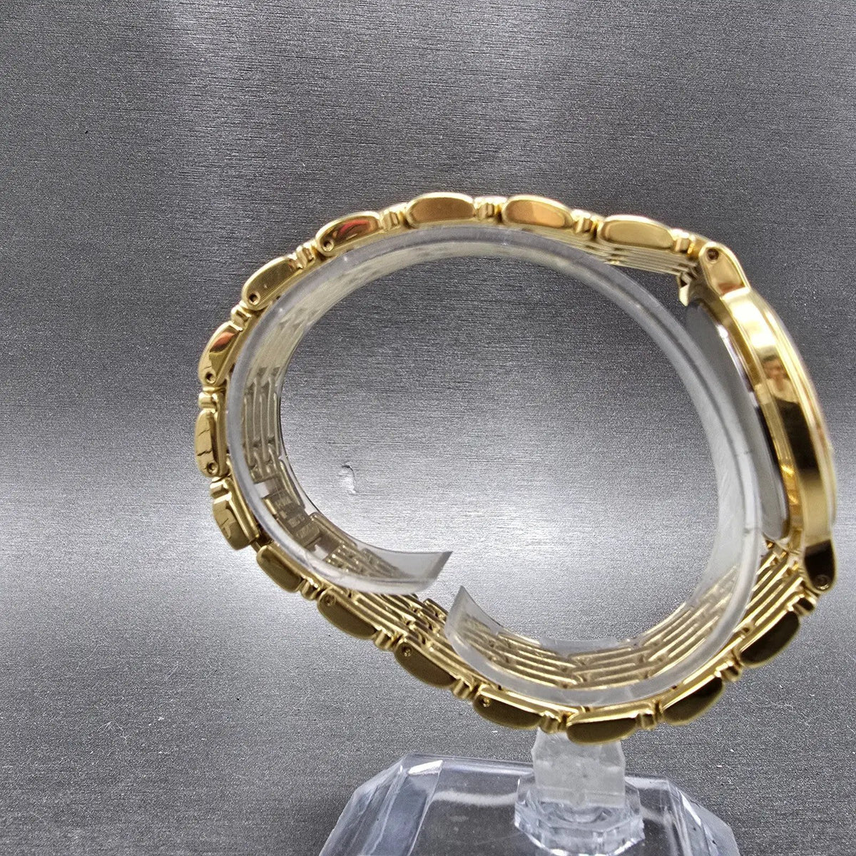 Seiko 7N29-F070 Watch Case & Bracelet Gold Tone Round 33mm W/Crystal Vintage8