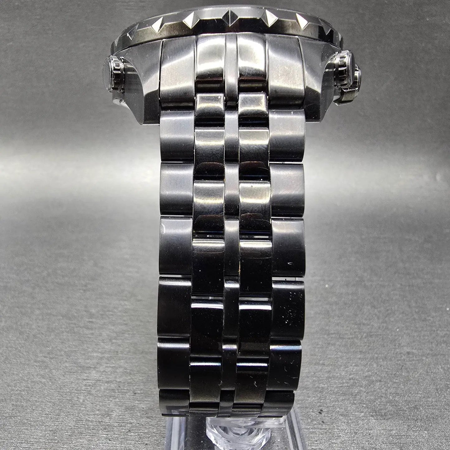 Invicta Coalition Forces Watch Men 57mm Black Dial Black Tone Round New Battery5