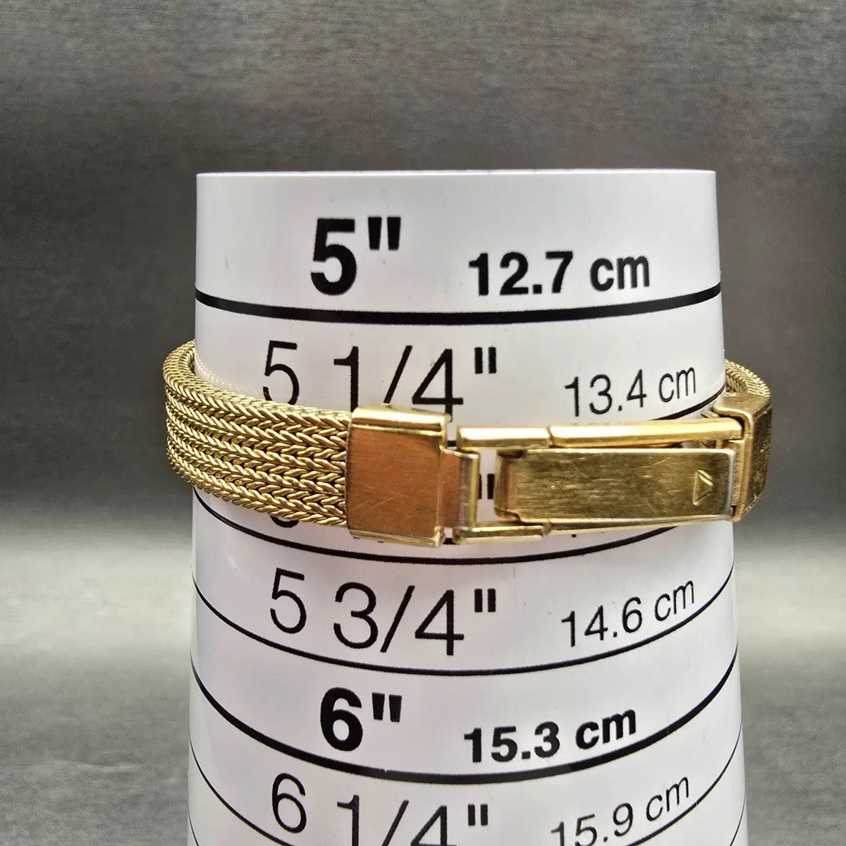 Bulova Watch Women 17mm Gold Dial Gold Tone Hexagon 92K40 New Battery9