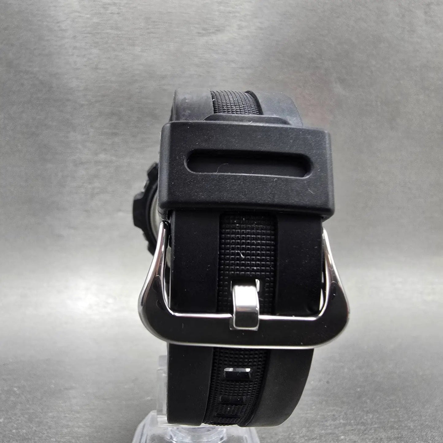 Casio G-Shock AWG-M100 Watch Men 47mm Black Silver Alarm Chrono Solar Works7