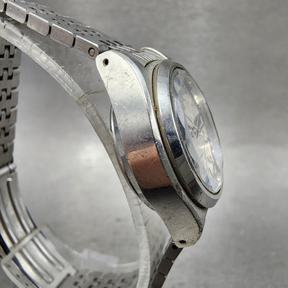 Seiko Automatic Watch Women 27mm Silver Dial Silver Tone Daydate 27060370 Runs3