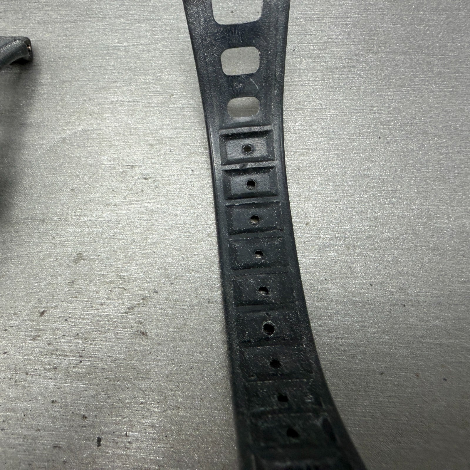 Seiko Dive Watch band 16mm Black Rubber HL 771  Japan Vintage6
