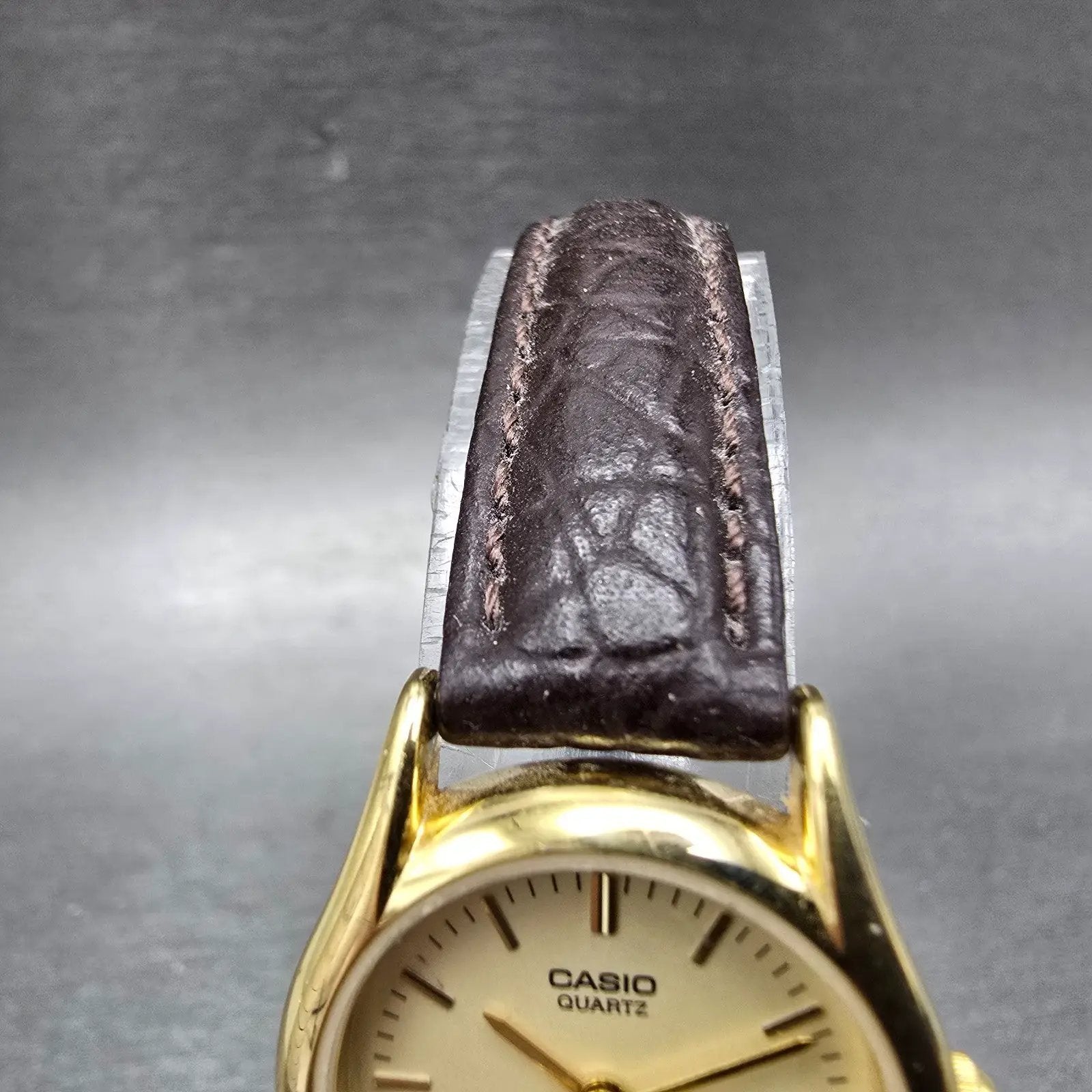 Casio Watch Women 23mm Champagne Dial Gold Tone Round LTP-1094 New Battery4