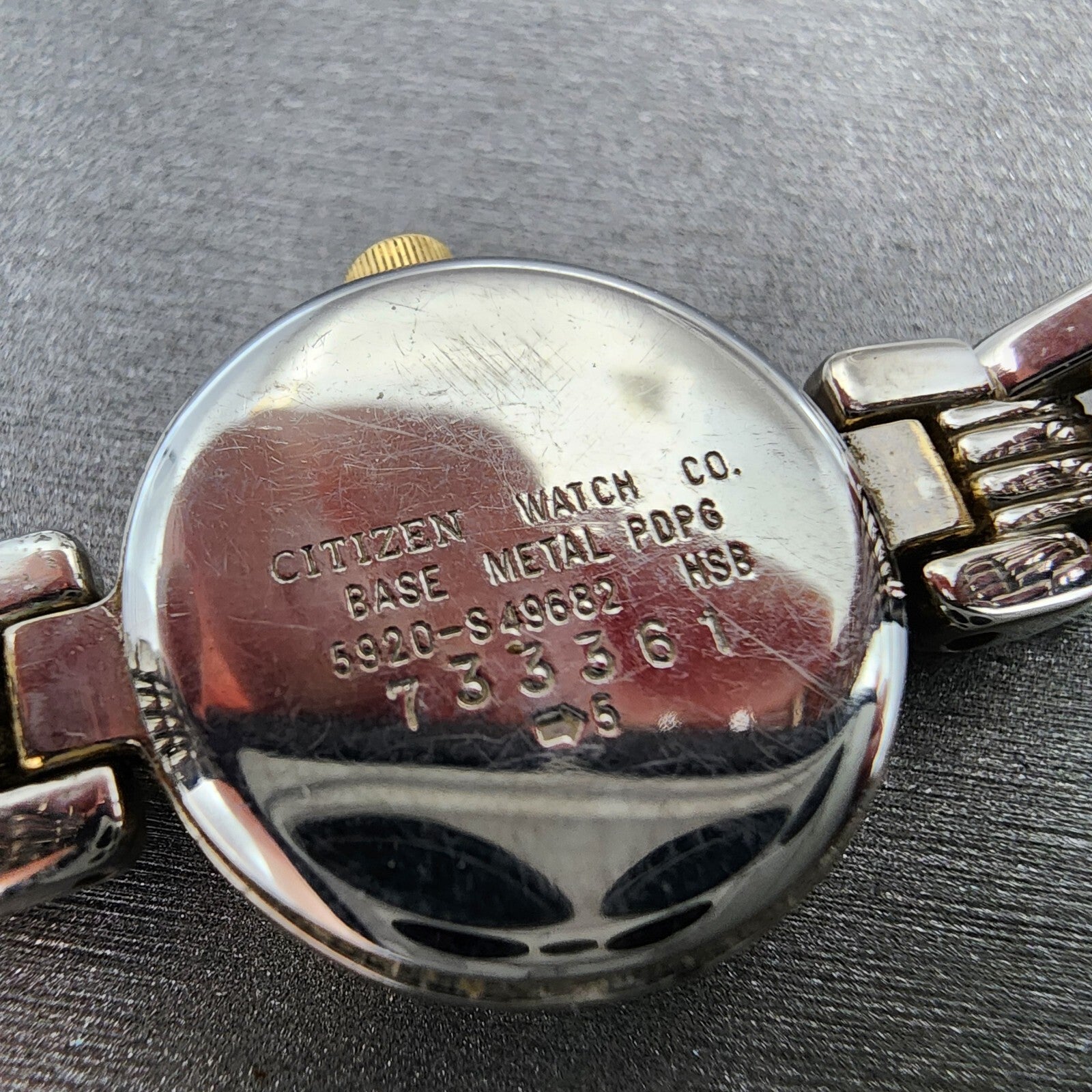 Citizen CQ Watch Women 20mm MOP Dial Two Tone Round 5920S49682 New Battery9