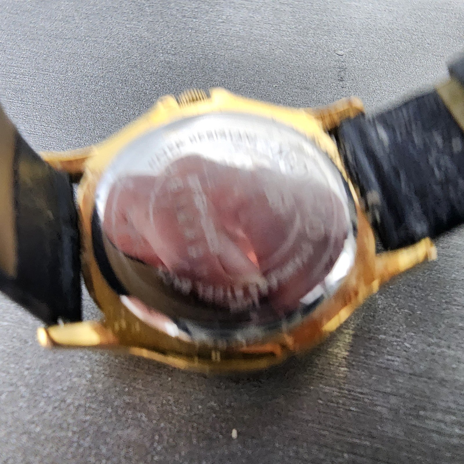 Movado Museum Watch Women 28mm Black Dial Gold Tone Round 87 E4 0823 New Battery9