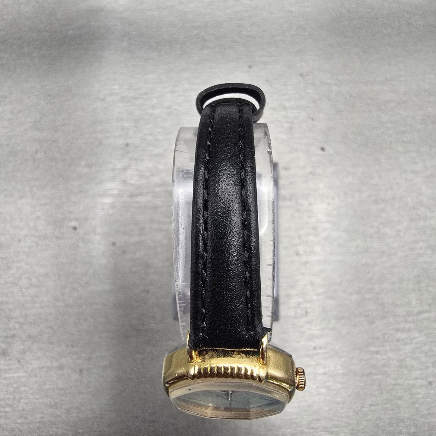 Citizen CQ Watch Women 22mm Champagne Dial Gold Tone Octagon 4-753917 New Batt4