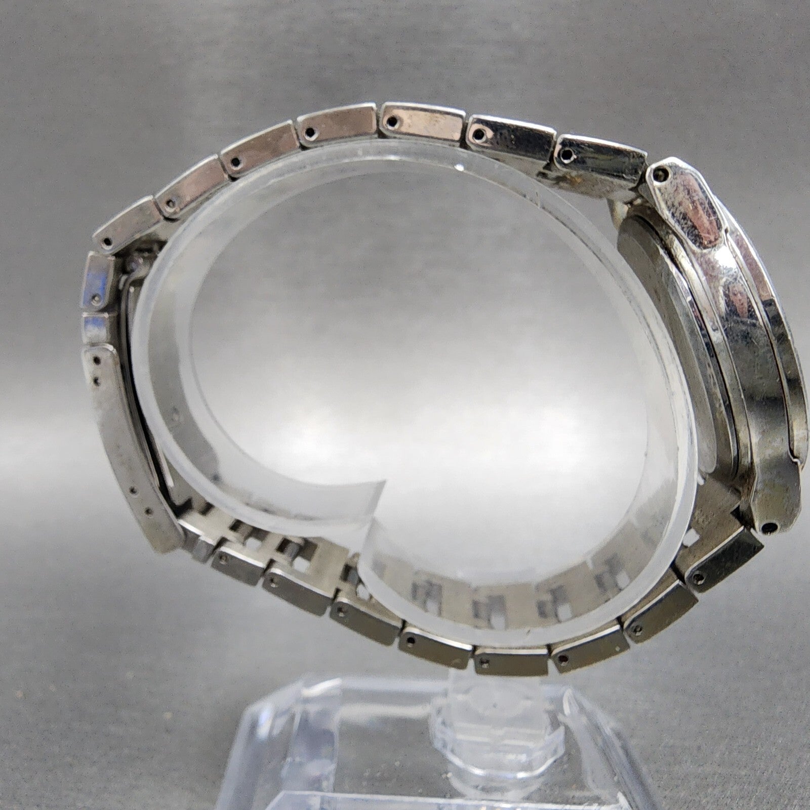 Seiko Lukia Watch Women 32mm Silver Dial Stainless Steel Daydate 5Y890B20 Works8