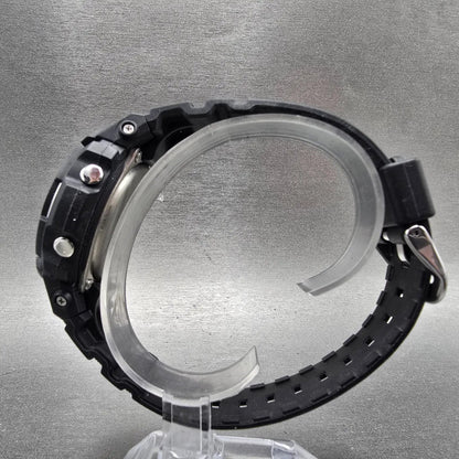 Casio G-Shock AWG-M100 Watch Men 47mm Black Silver Alarm Chrono Solar Works6