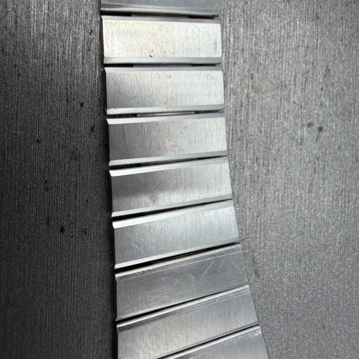Seiko SQ Bracelet 21mm Stainless Steel Tri Folding Clasp Z1157 Vintage Japan B5