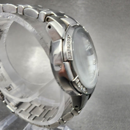 Bulova Marine Star Watch Women 26mm MOP Dial Silver Tone Date 96R42 New Battery3