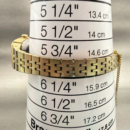 Seiko Watch Women 18mm Champagne Dial Gold Tone Rectangle 4700-3019 New Battery9