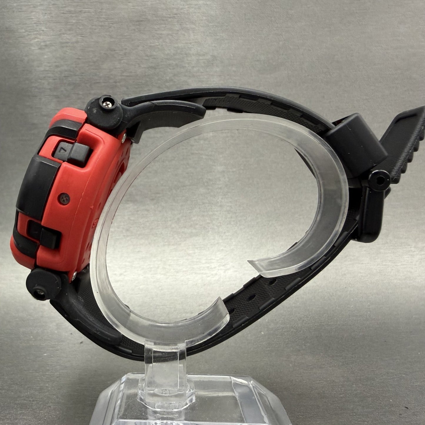 Casio GShock DW002 Watch Men 48mm Lucky Strike Digital Black Red New Battery6