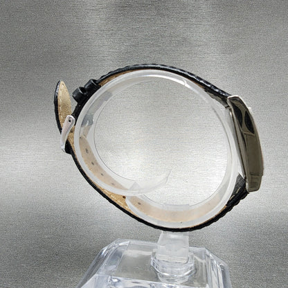 Bulova Tank Watch Women 21mm White Dial Silver Tone Date Rectangle New Battery