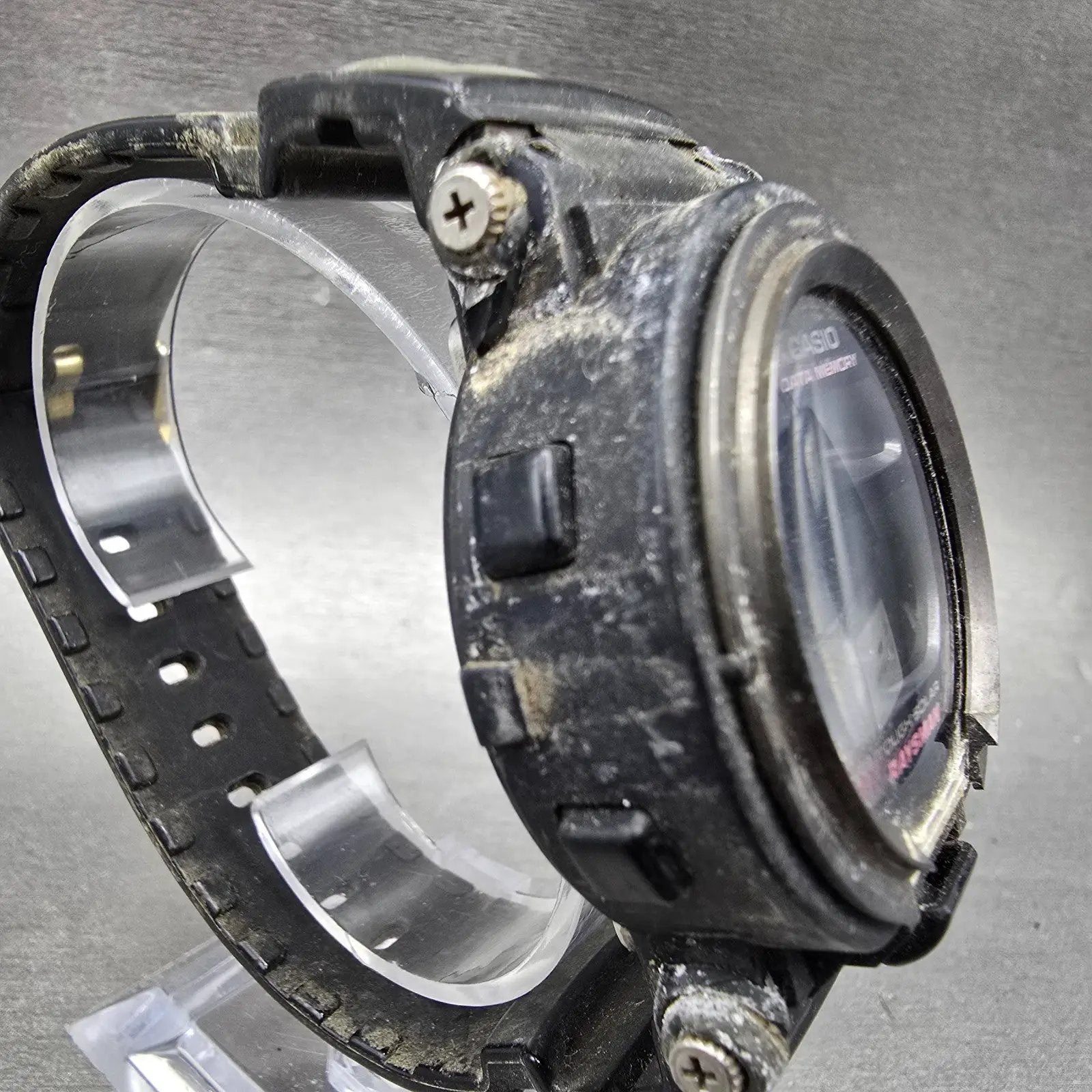 Casio G-Shock Rayman DW-9300 Watch Men 43mm Black Silver Solar Chrono Solar3