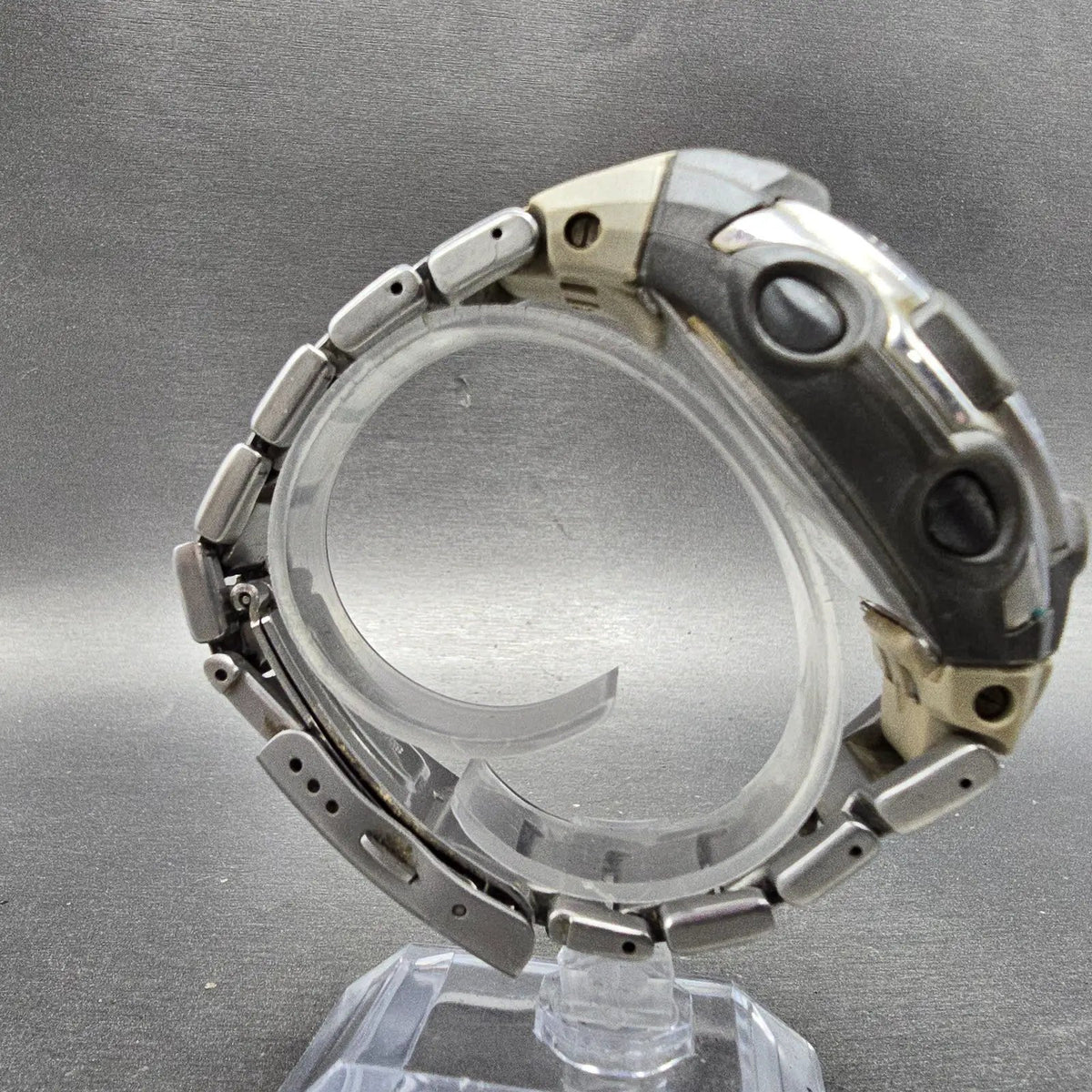 Casio G-Shock MTG-900 Watch Men 47mm Silver Gray Alarm Chrono Round Works JP8