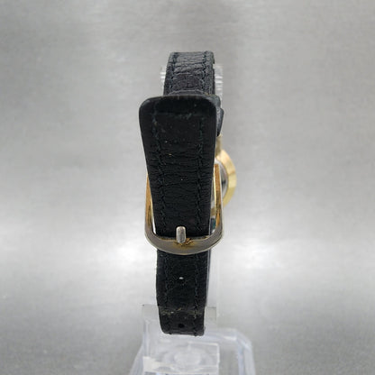 Hamilton Watch Women 24mm Gold Dial Gold Tone Pride Club Round 8442 New Battery7