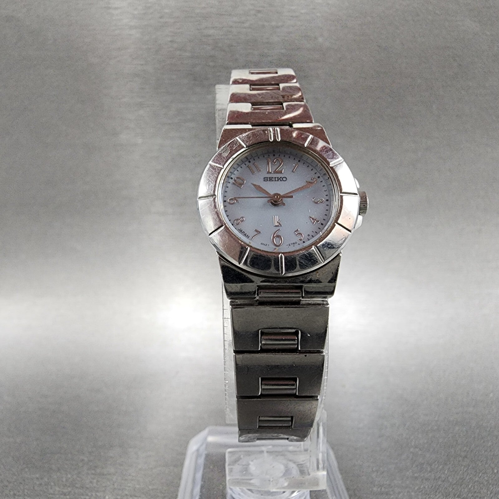 Seiko Lukia Watch Women 22mm Blue Dial Stainless Steel Date Round New Battery5