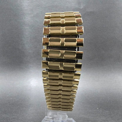 Wittnauer President Watch Men 35mm Gold Dial Gold Tone Daydate Round 9555 PARTS8