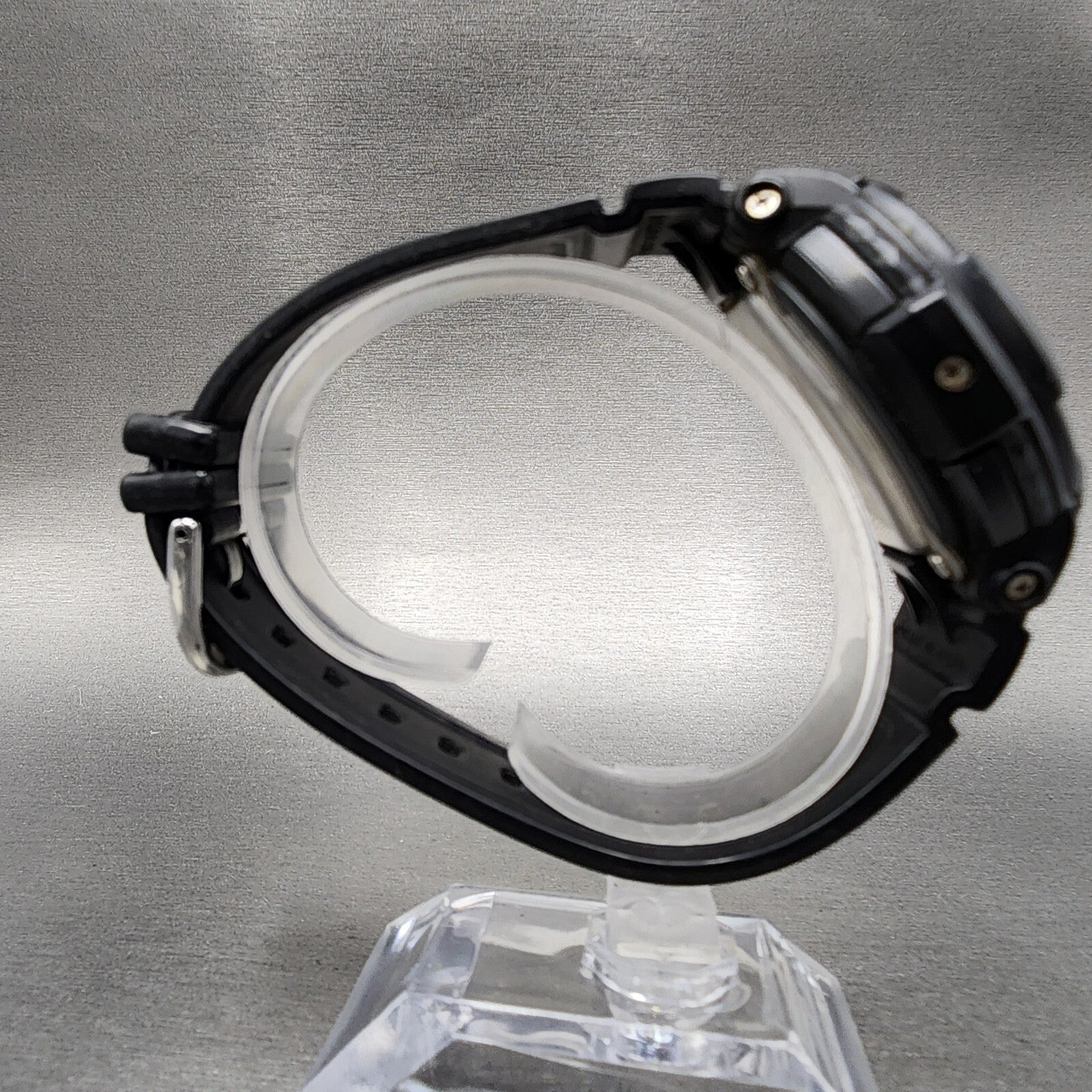 Casio BabyG Watch Women  42mm Analog Digital Black Tone Round BGA131 New Batt8