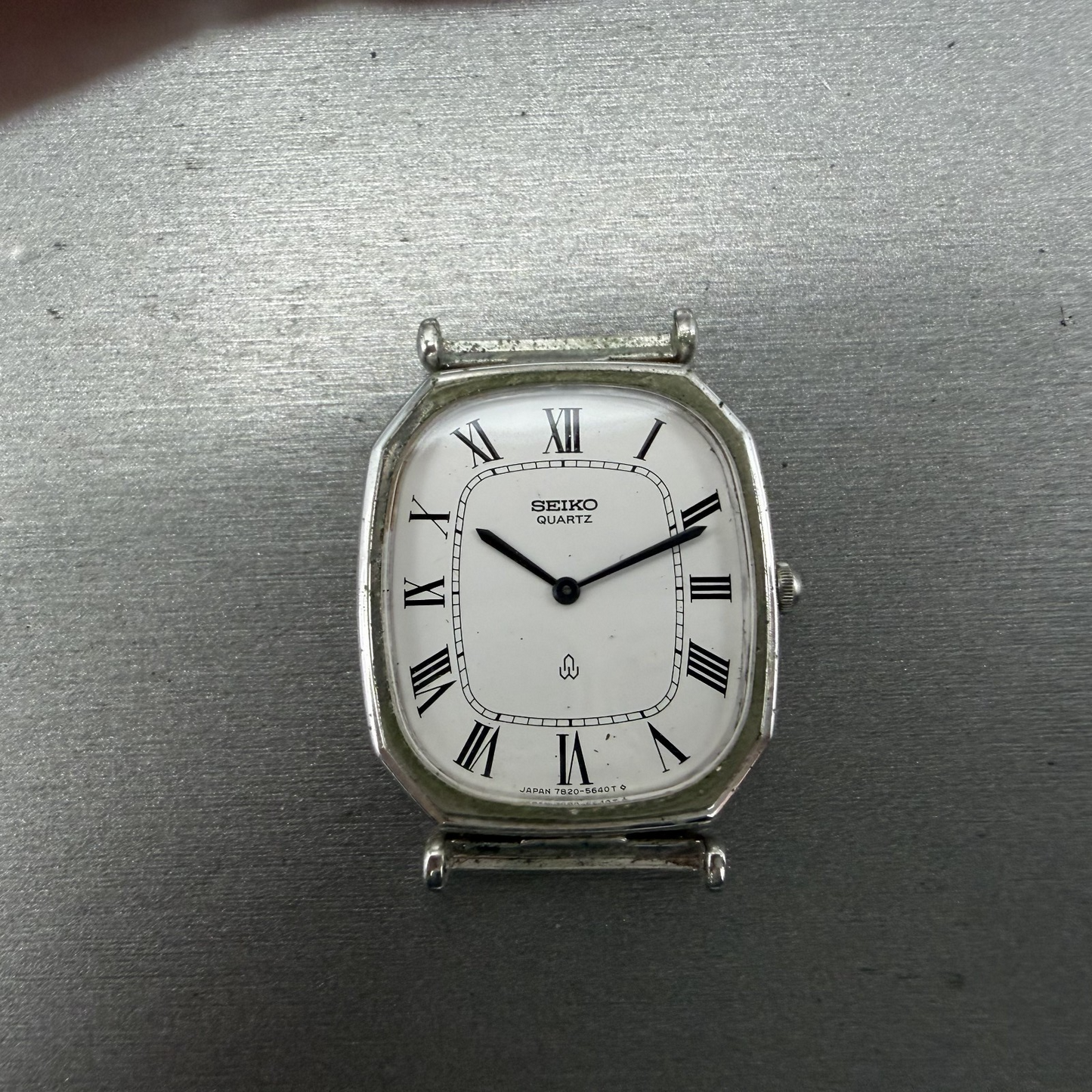Seiko Watch Men 29mm White Dial White Dial Silver Tone 7820-5480 NewBattery0