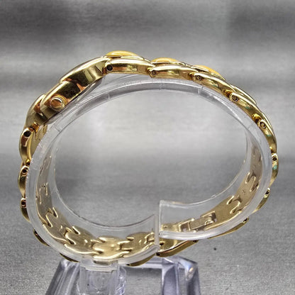 Citizen Elegance Watch Women 16mm MOP Dial Gold Tone Oval 3220-328311 New Batt6
