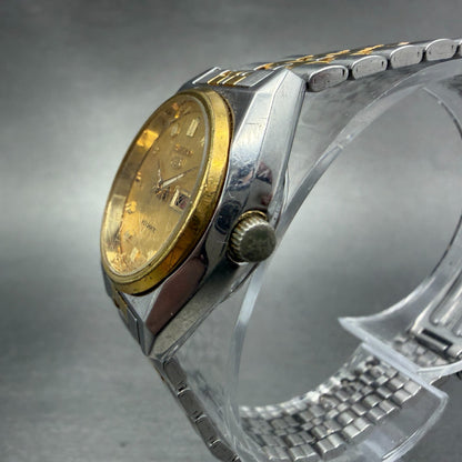 Seiko 5 Automatic Watch Women 25mm Champagne Dial Two Tone Daydate 4206-0460 Run2