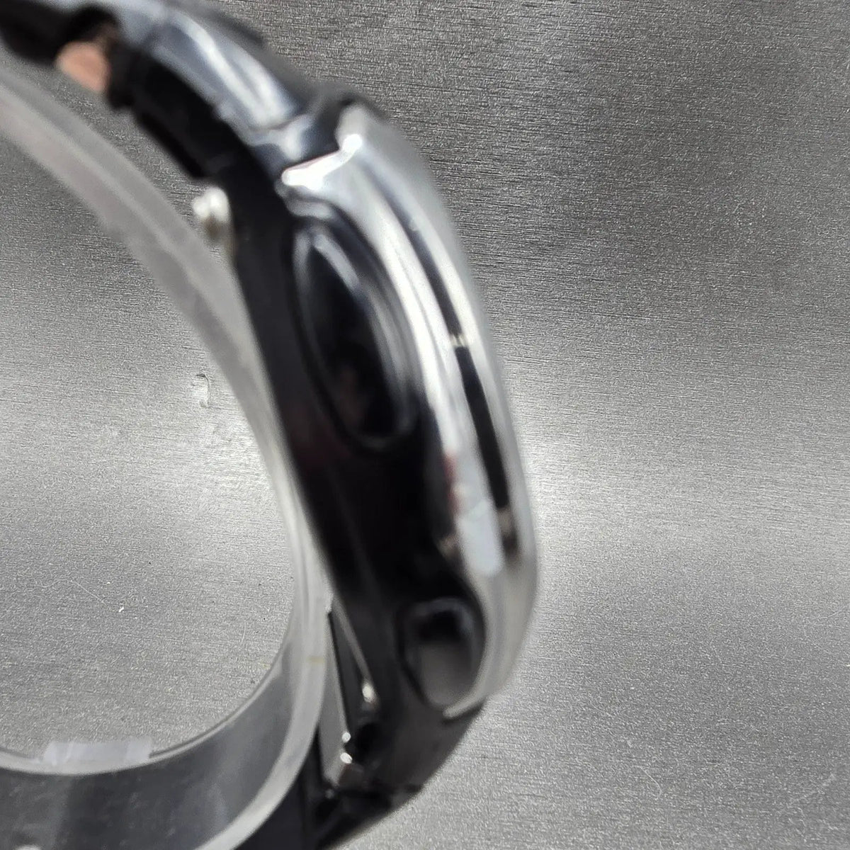Casio Wave Ceptor WVA-430 Watch Men 43mm Black Dial Silver Analog Digi Solar JDM3
