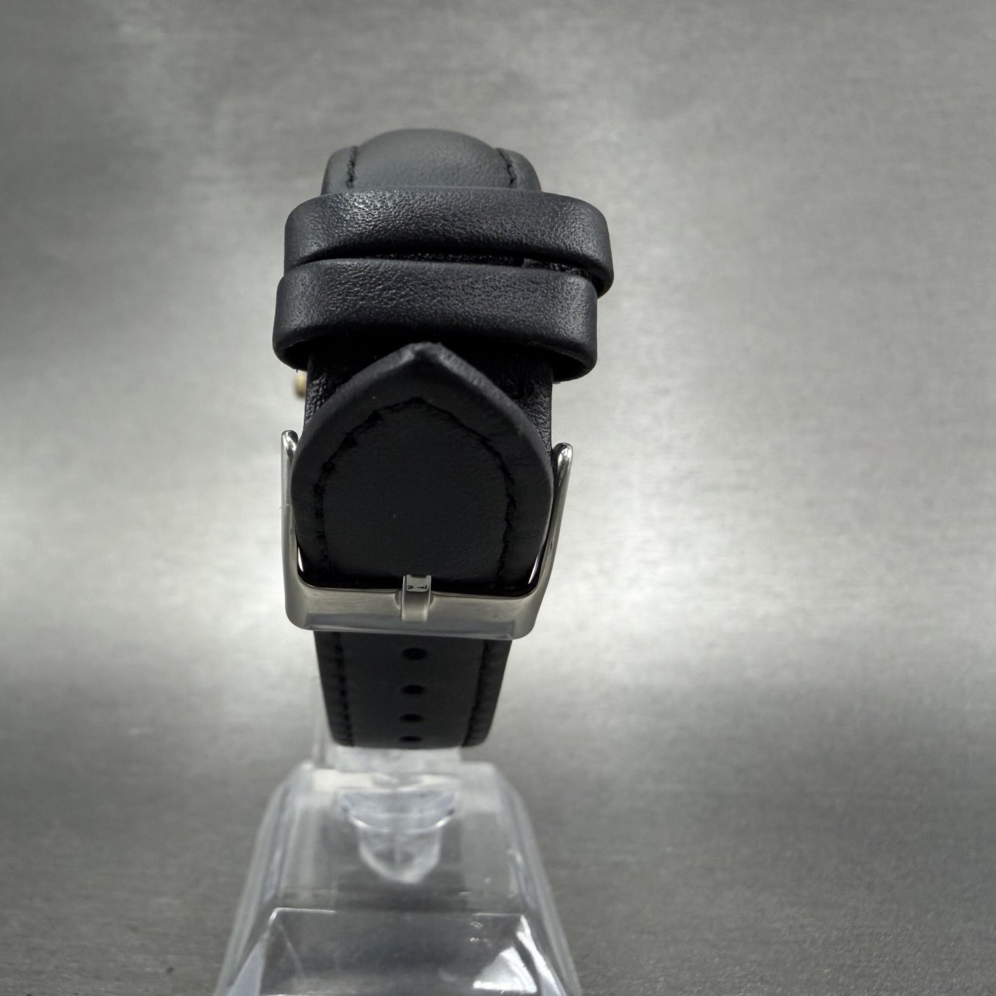 Seiko Tank Watch Men 27mm Black Dial Gold Tone Rectangle 2620-5370 New Battery7