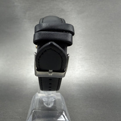 Seiko Tank Watch Men 27mm Black Dial Gold Tone Rectangle 2620-5370 New Battery7