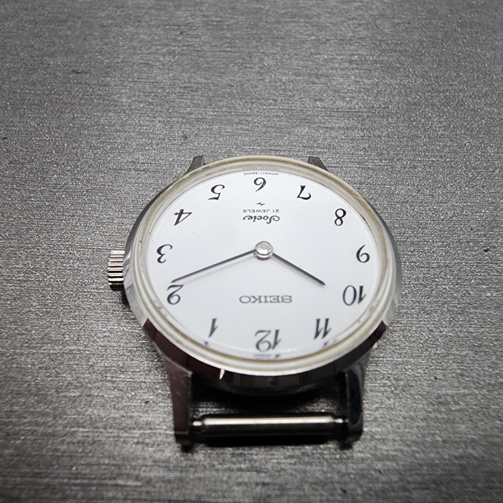 Seiko Socie Watch Women 25mm White Dial Steel Manual Wind Runs 110870 Vintage4