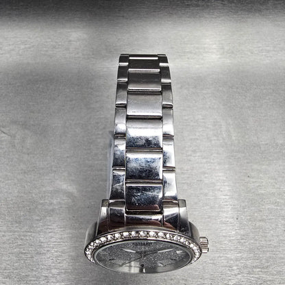 Citizen Watch Women 35mm Silver Dial Silver Gemmed Roun 1032-S086230 New Battery4