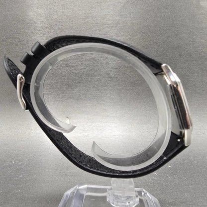 Seiko Tank Watch Men 27mm White Snowflake Dial Silver 6431-5150 New Battery JP8