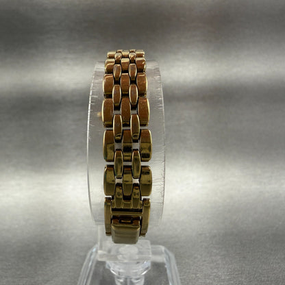 Seiko Watch Women 18mm Green Dial Gold Tone Oval V400-5779 New Battery Vintage7