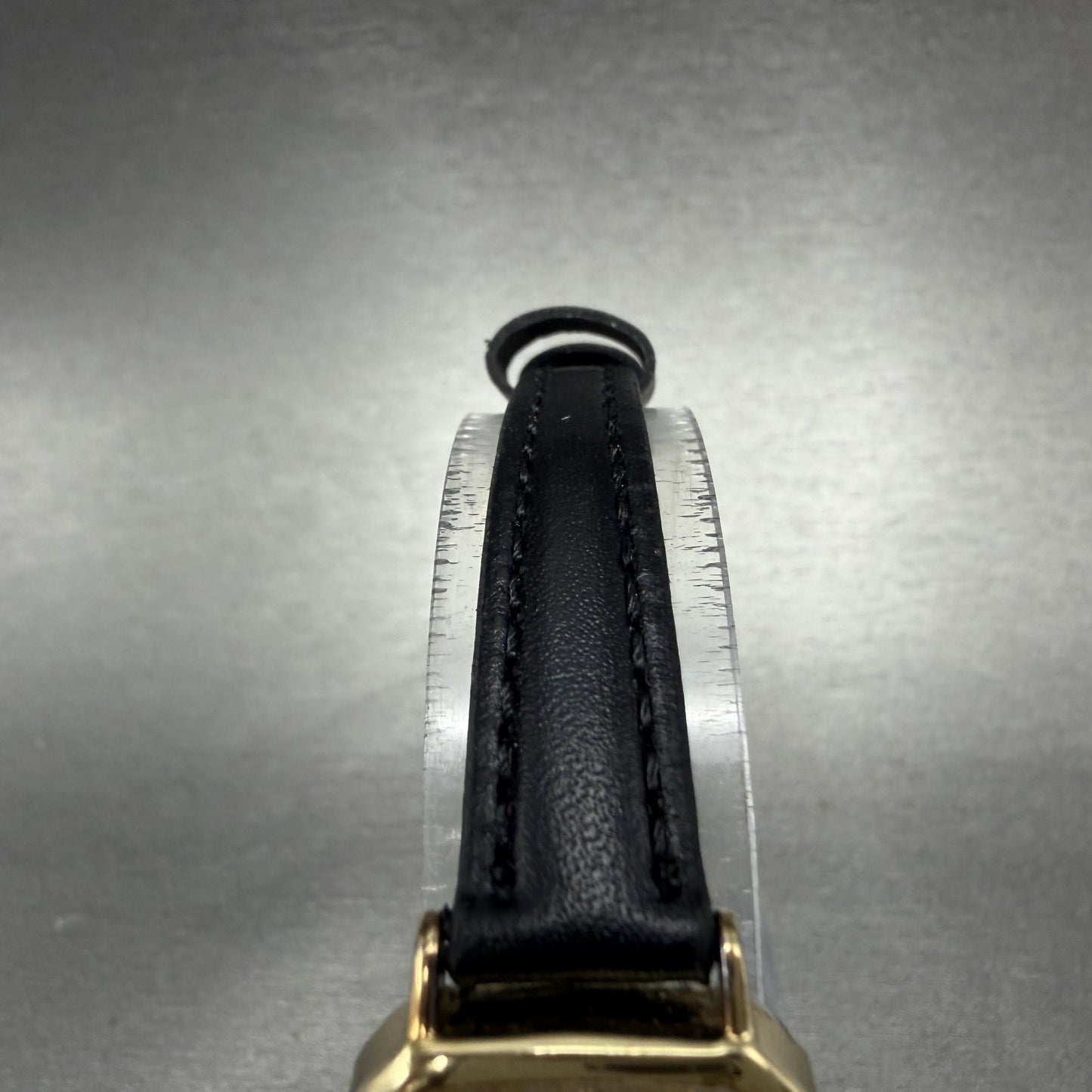Seiko Tank Watch Women 20mm Champagne Dial Gold Tone 1421-5130 New Battery4