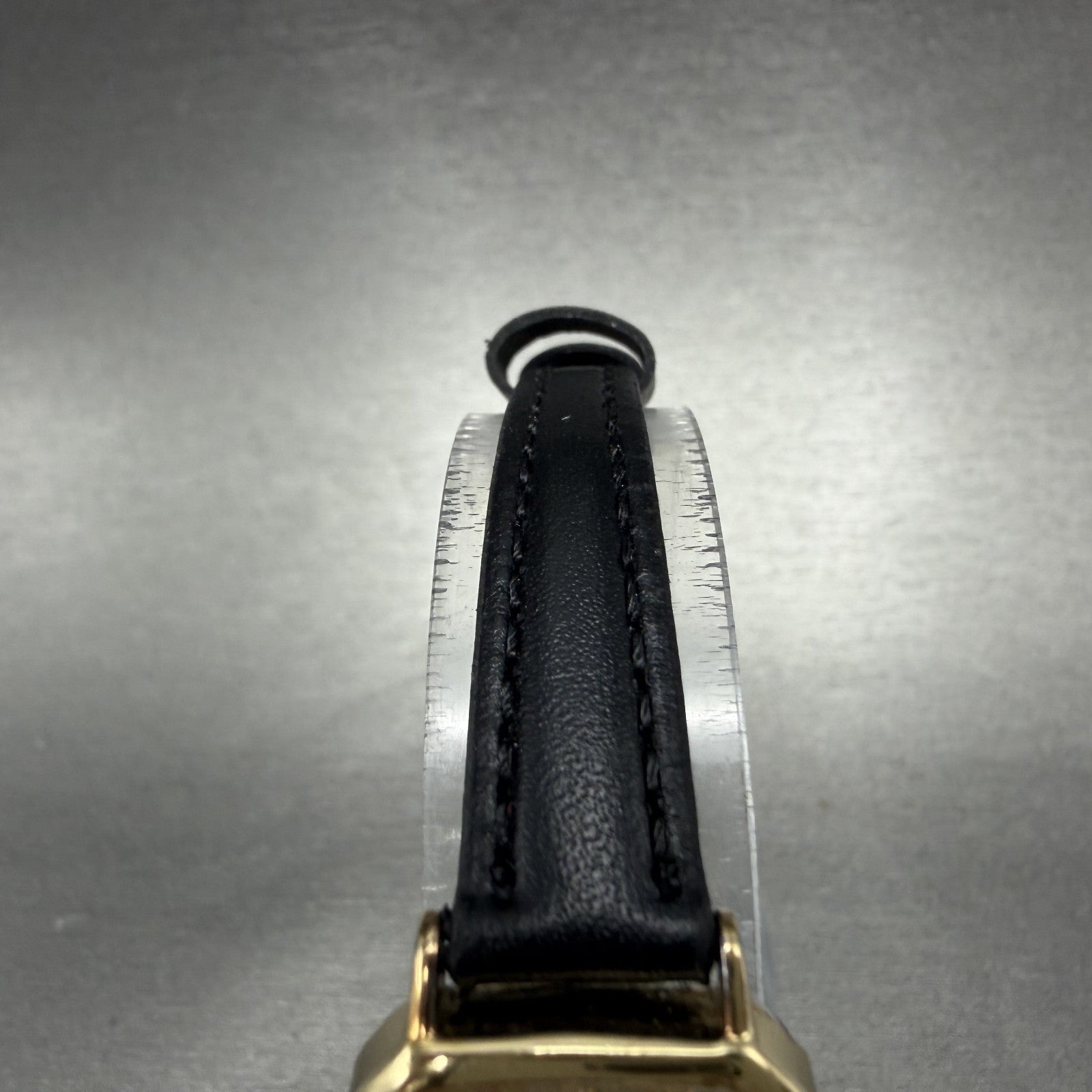 Seiko Tank Watch Women 20mm Champagne Dial Gold Tone 1421-5130 New Battery4