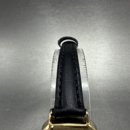 Seiko Tank Watch Women 20mm Champagne Dial Gold Tone 1421-5130 New Battery4