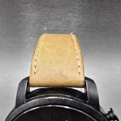 MVMT Chronograph MC02 Watch Men 45mm Black Dial Black Tone Date Round New Batt4