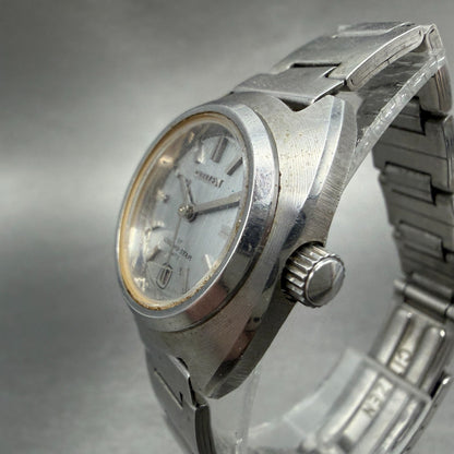 Citizen Cosmostar Watch Women 24mm Gray Dial Silver Date Manual READ!!! 4-6106282