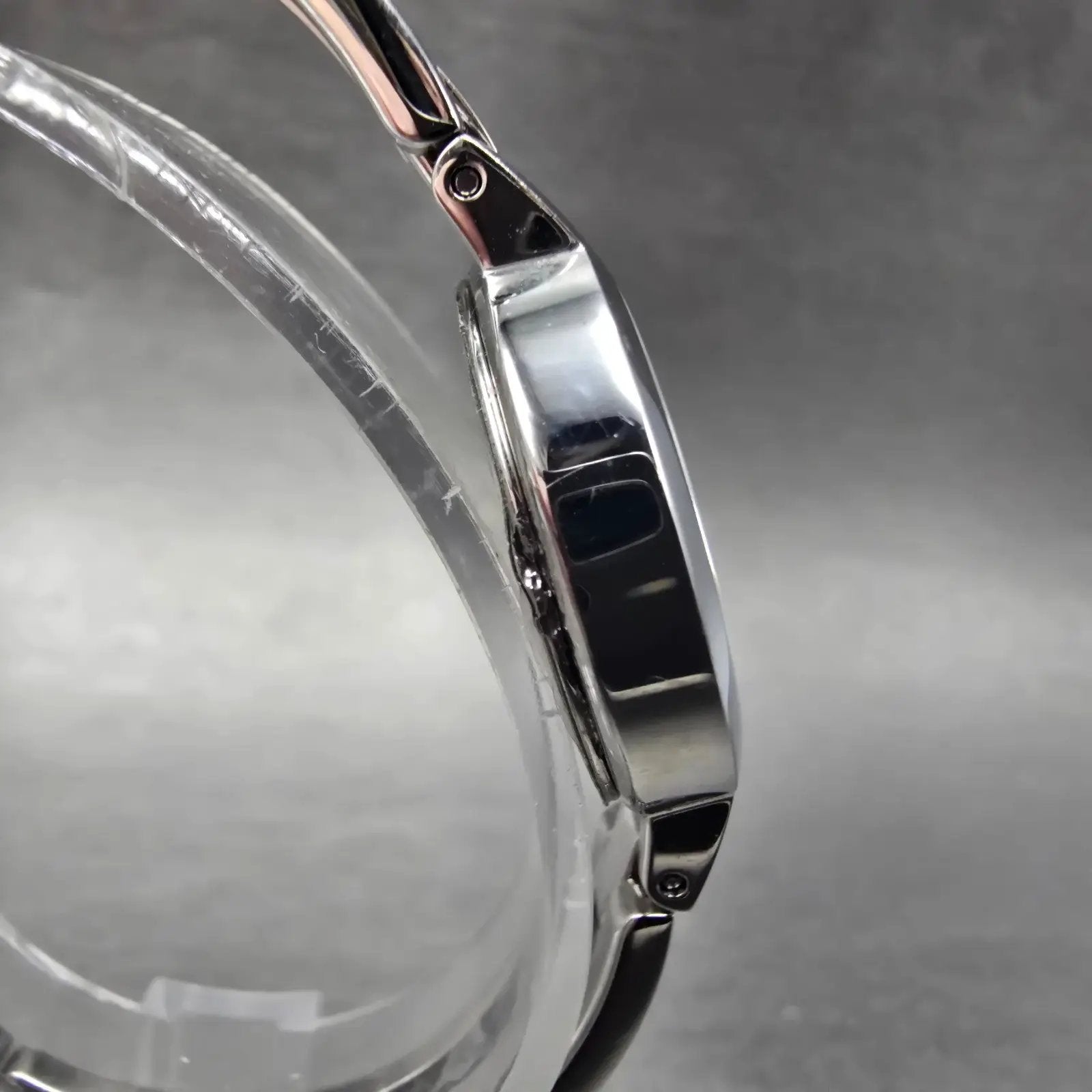 Movado Amorosa Watch Women 24mm Black Dial Silver Tone 52.3.14.1438 new Battery6