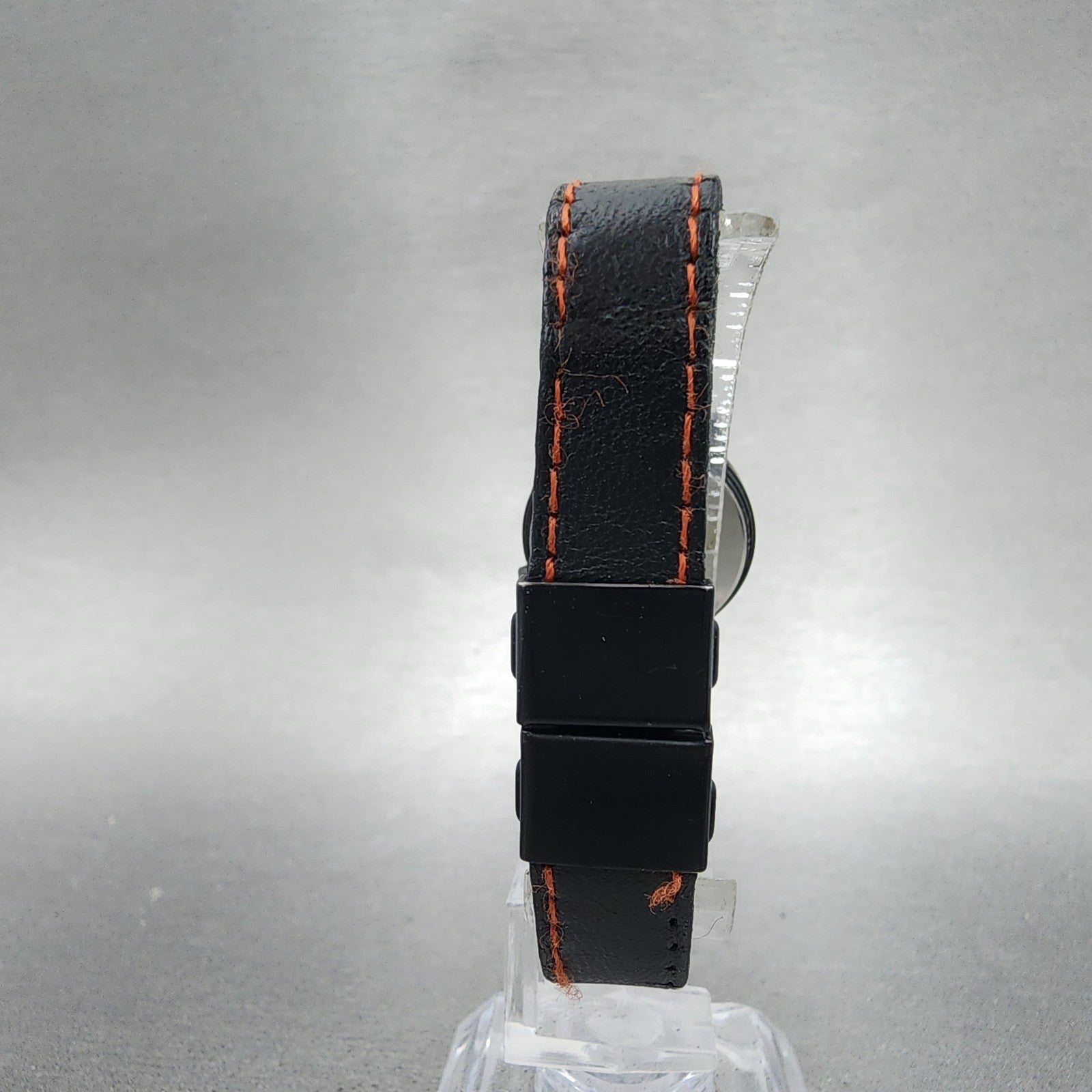 Seiko SQ Watch Women 24mm White Dial Black Tone Daydate Round 3E230A50 New Batt8