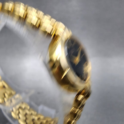 Citizen Watch Women 20mm Black Dial Gold Tone Round 5920S49577 New Battery3