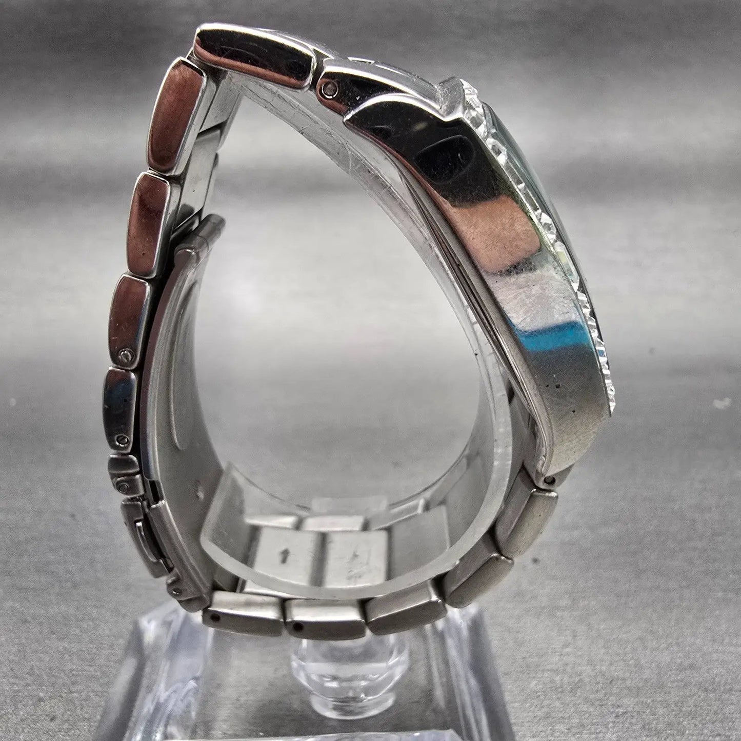 Skagen Denmark Watch Women 31mm MOP Dial Silver Tone Rectangle 520SSX New Batt8