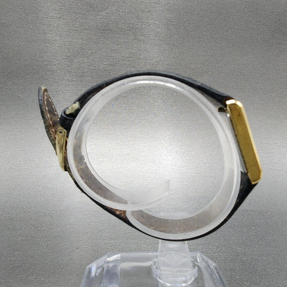 Seiko Tank Watch Women 18mm White Dial Gold Tone Rectangle 1N015G40 New Battery8