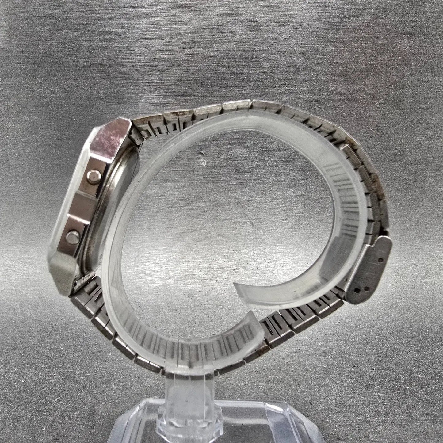 Casio WL-50 Watch Men 32mm Silver Alarm Chronograph Solar Digital PARTS Vintage7