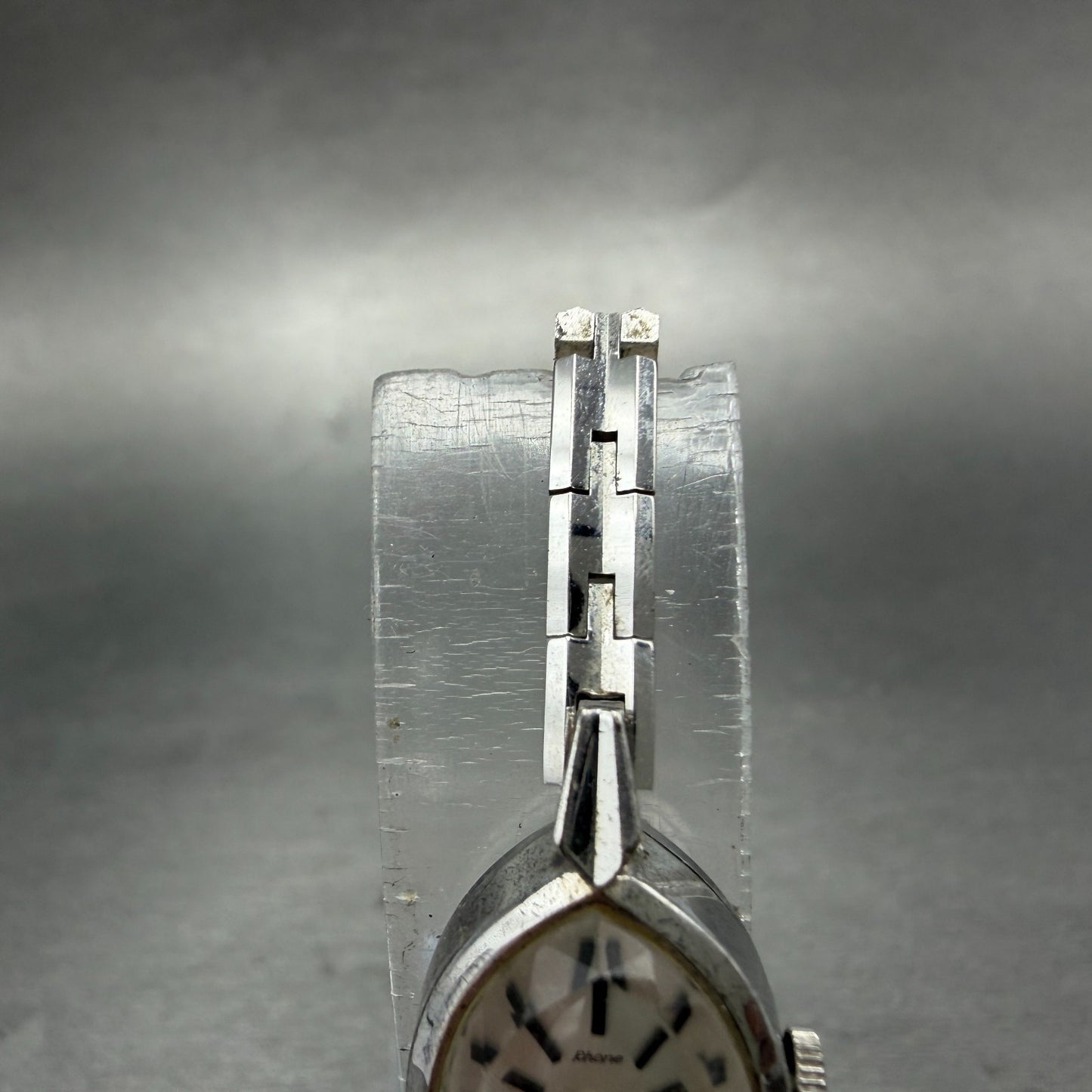 Citizen Rhone Watch Women 15mm Silver Dial Steel Oval Manual RH00-1102B Runs4