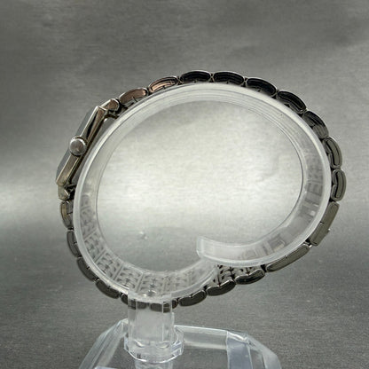 Seiko Tank Watch Women 20mm White Dial Silver Tone Square V400-6530 New Battery26